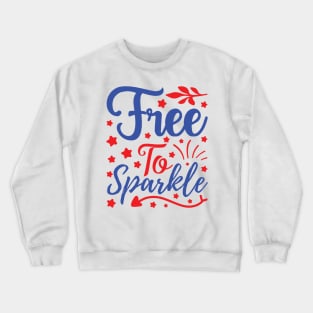 Free to Sparkle Crewneck Sweatshirt